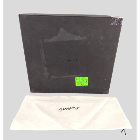 Marsell Zuccone Tronchetto Elast Chelsea Beatle Boots 37.5 7.5 Womens Lead Gray - Picture 10 of 14